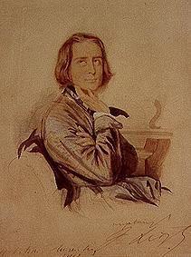 Portrait Franz Liszt.