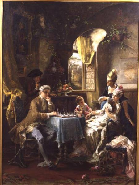 The Chess Players a Carl Herpfer