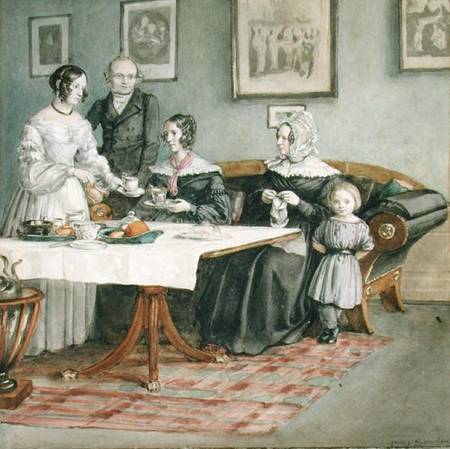 Professor Johannes Classen (1805-91) and Family a Carl Julius Milde