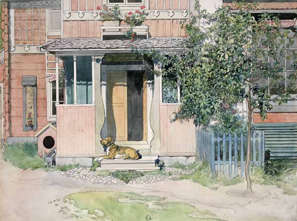 The Verandah, from 'A Home' series a Carl Larsson
