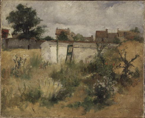 Landscape Study from Barbizon, 1878 (oil on canvas) a Carl Larsson
