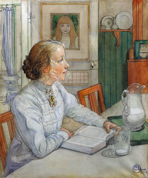 My oldest daughter a Carl Larsson