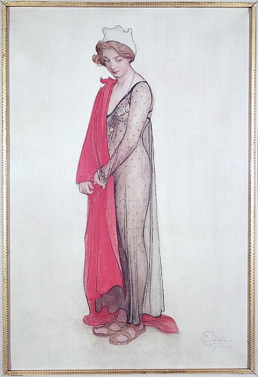 Red and Black a Carl Larsson