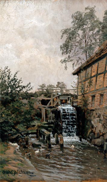 Water-mill in long Brütz. a Carl Malchin