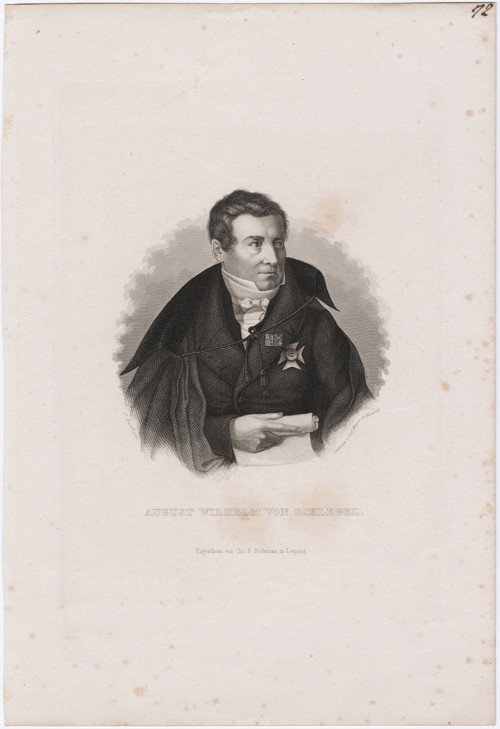 August Wilhelm von Schlegel (1767-1845) a Carl Mayer