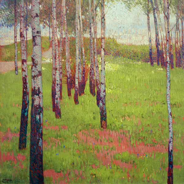 Birch Forest a Carl Moll
