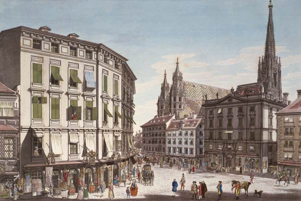 Vienna, Stock-im-Eisen-Platz a Carl Schütz
