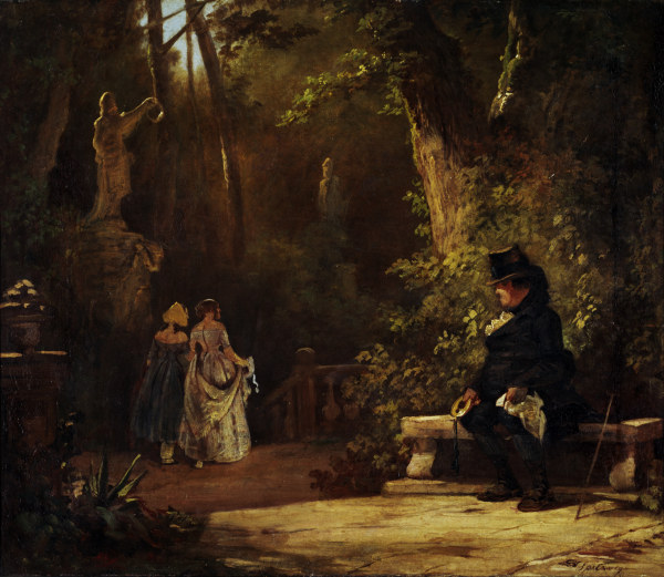 Spitzweg / The Widower / Painting / 1860 a Carl Spitzweg