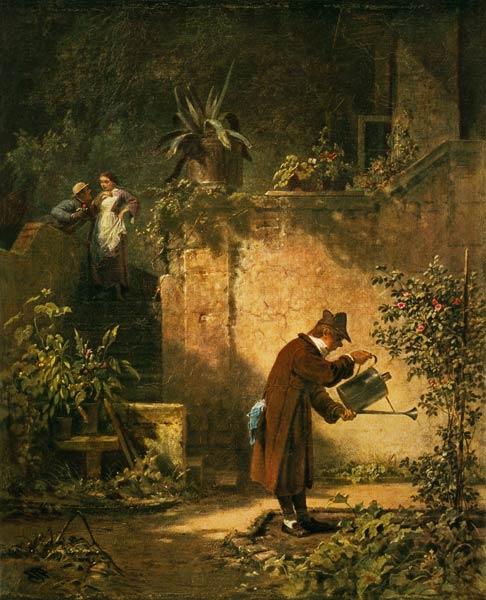 Вечный жених. Carl Spitzweg художник.