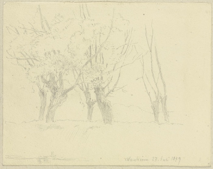 Group of trees near Nauheim a Carl Theodor Reiffenstein