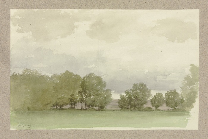 Row of trees a Carl Theodor Reiffenstein