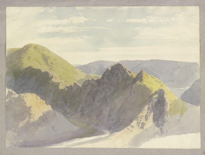 The Ahr Valley near Altenahr a Carl Theodor Reiffenstein