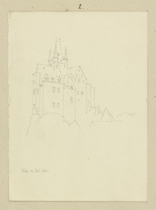 The counts castle Diez a Carl Theodor Reiffenstein