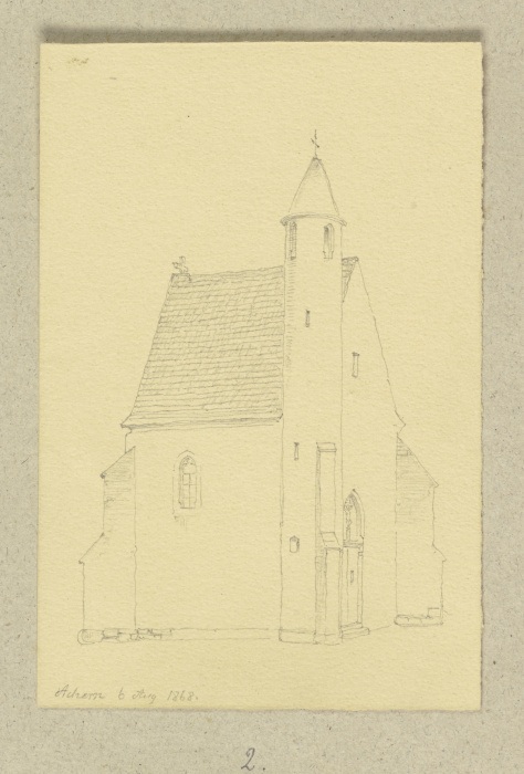 Die Nikolauskapelle in Achern a Carl Theodor Reiffenstein