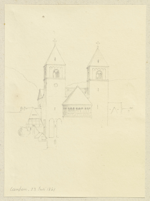 Die Stiftskirche St. Castor in Karden a Carl Theodor Reiffenstein