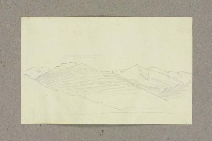 Mountain range a Carl Theodor Reiffenstein