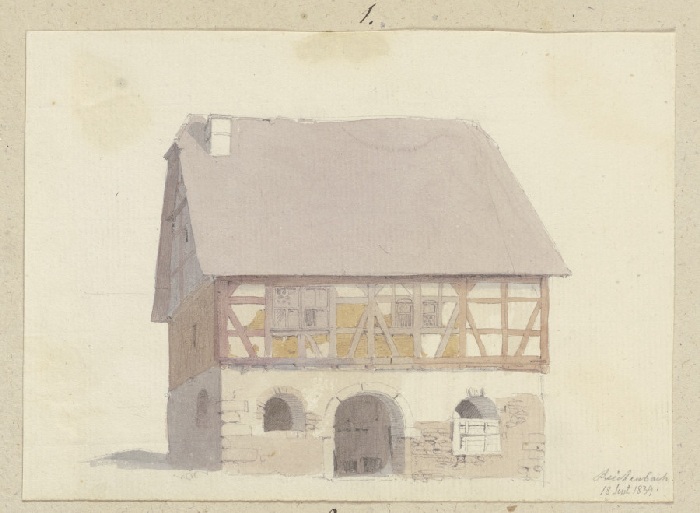 House in Reichenbach a Carl Theodor Reiffenstein