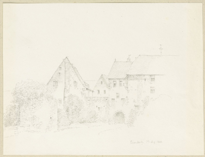 Partie von Schloss Eisenbach in Frischborn a Carl Theodor Reiffenstein