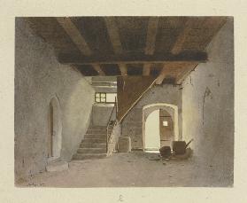 Raum im Gesindehaus von Kloster Maulbronn