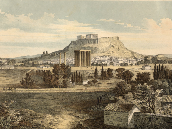 Athens seen from sout-east a Carl Votteler