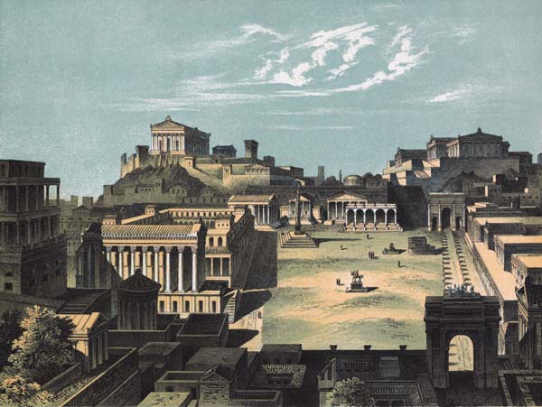 Rome, Forum Romanum, Votteler a Carl Votteler