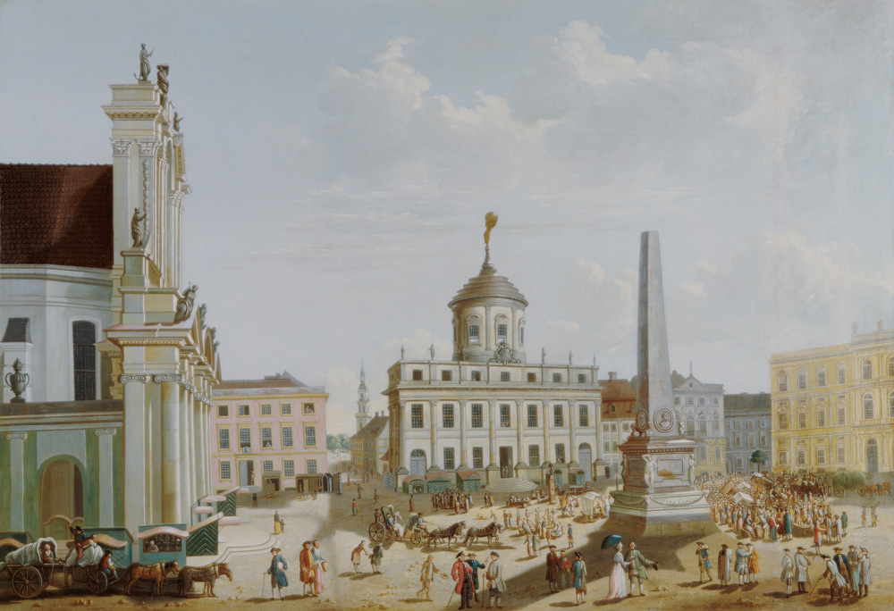 View of the Town Hall a Carl Christian Baron