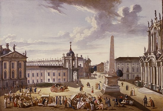 View of the Town Hall, 1772 (see also 330437) a Carl Christian Baron
