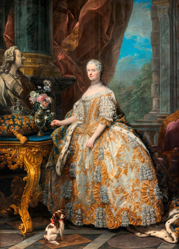 Maria Leszczynska, Königin (Ludwig XV.) a Carle van Loo
