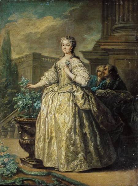 Portrait of Maria Leszczynska (1703-68) a Carle van Loo