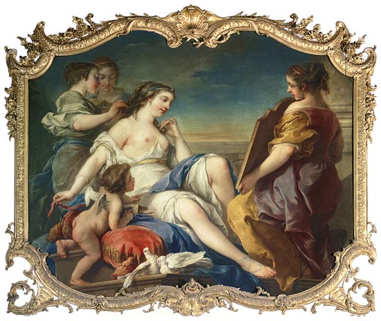 Venus at her Toilet a Carle van Loo
