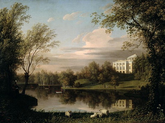 View of the Pavlovsk Palace, c.1800 a Carl Ferdinand von Kugelgen