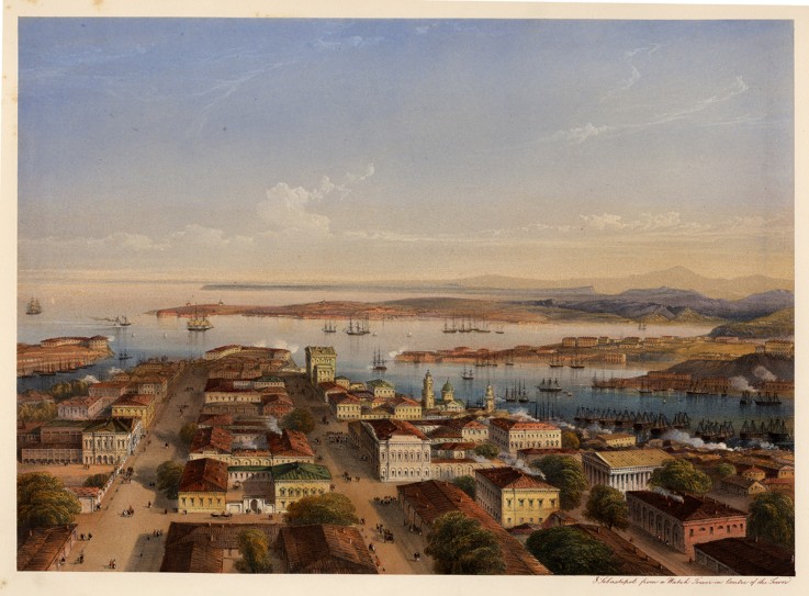 General View of Sevastopol a Carlo Bossoli