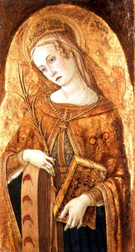 St. Catherine of Alexandria a Carlo Crivelli