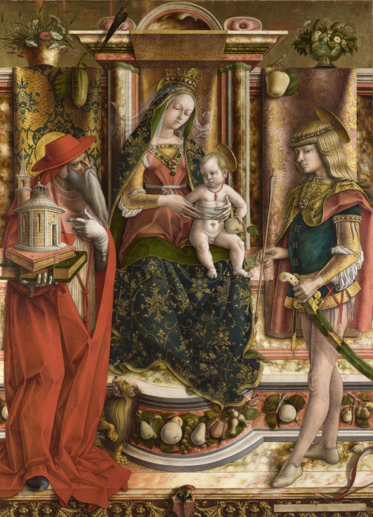La Madonna della Rondine (The Madonna of the Swallow) a Carlo Crivelli
