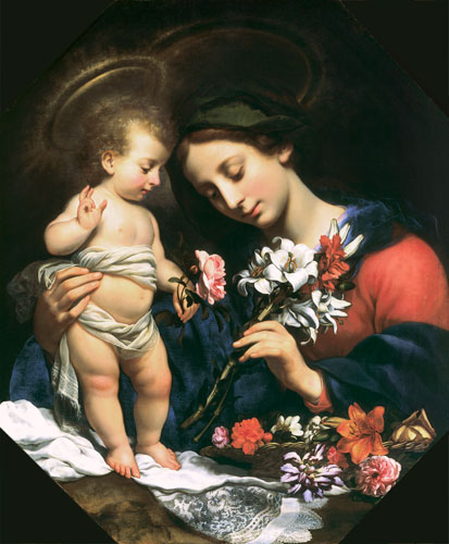 Maria with the Jesuskind. a Carlo Dolci