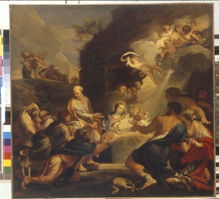 The Adoration of the Christ Child a Carlo Maratta
