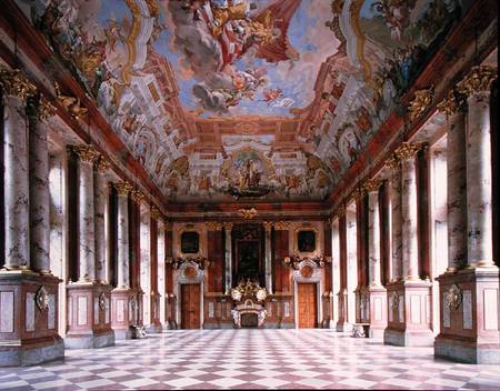 The Marble Hall in the abbey church of St. Florian (photo) a Carlo Prandtauer