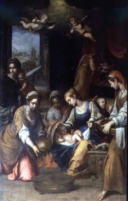 The Birth of the Virgin a Carlo Ridolfi
