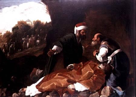 The Burial of St. Stephen a Carlo Saraceni