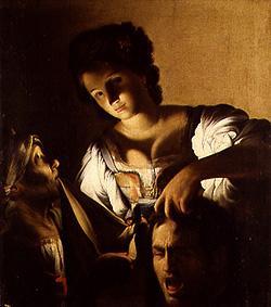 Judith with the head of the Holofernes. a Carlo Saraceni