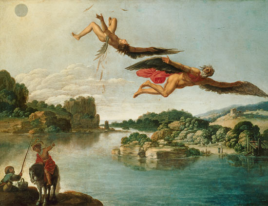 The Fall of Icarus a Carlo Saraceni