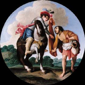 Saint Martin and a beggar