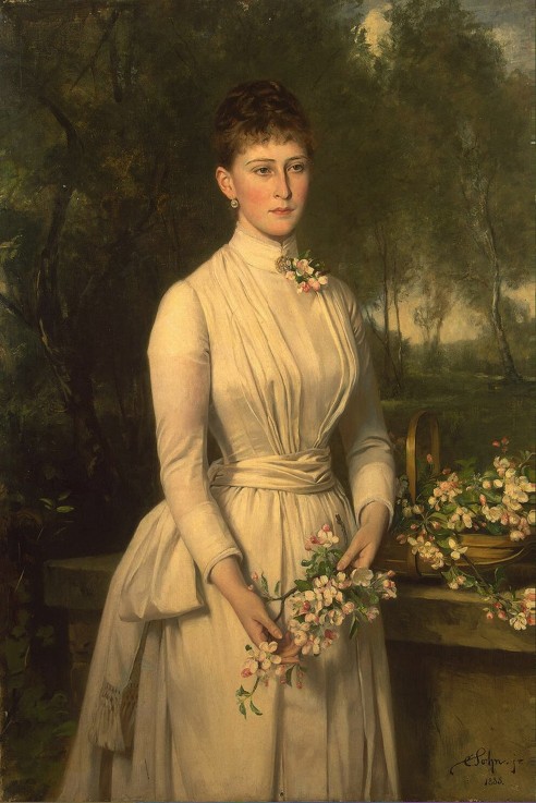 Portrait of Grand Duchess Elizaveta Fyodorovna (1864–1918), Princess Elizabeth of Hesse and by Rhine a Carl Rudolph Sohn