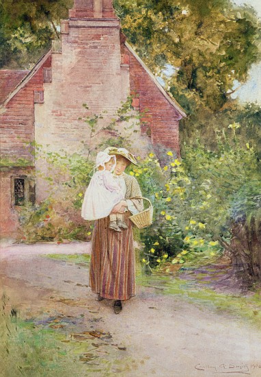 Going to the Village a Carlton Alfred Smith