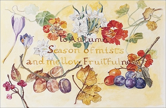 Ode to Autumn Keats a Caroline  Hervey-Bathurst
