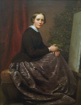 Caroline von der Embde, Self Portrait