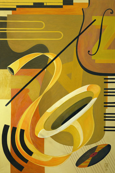 Jazz, 2004 (oil on canvas)  a Carolyn  Hubbard-Ford