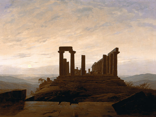 Il tempio di giunone ad Agrigento a Caspar David Friedrich