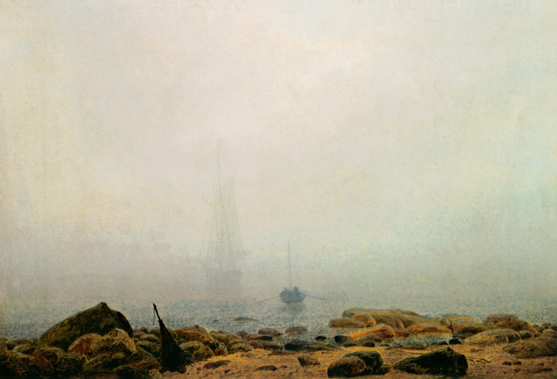 Nebbia a Caspar David Friedrich