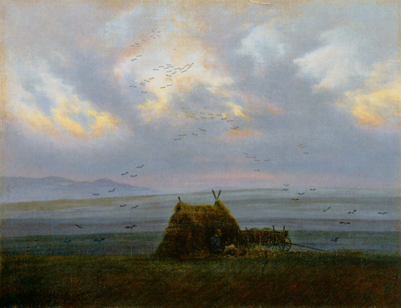 Nebelschwaden a Caspar David Friedrich